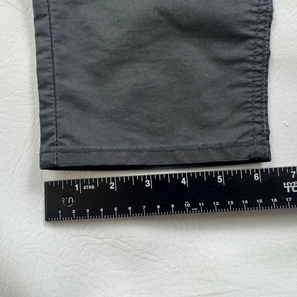 Levis 501 Original Fit Black Chino Pants Mens W30 L30 A3506-1822 Straight Leg
